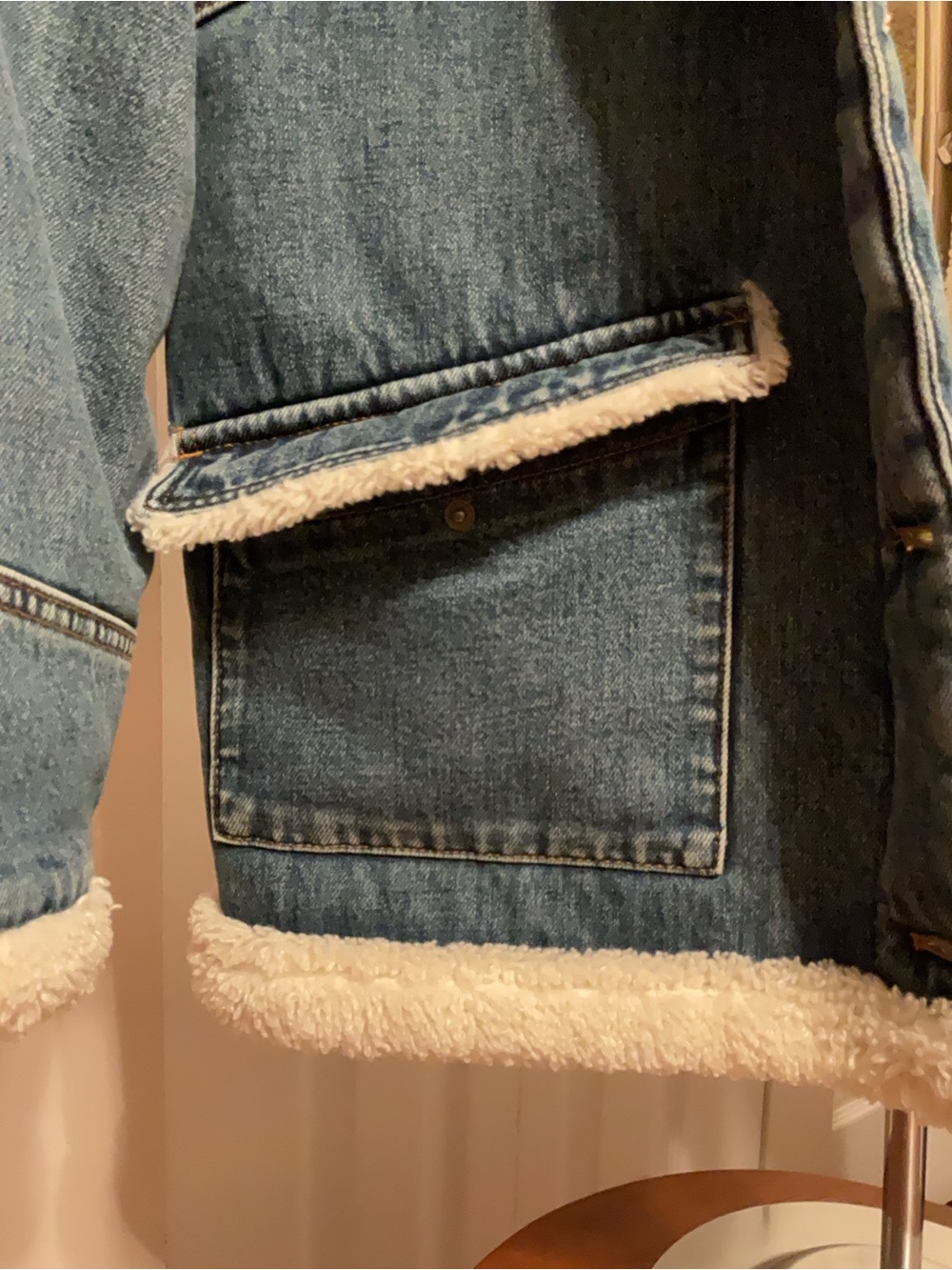 Mango women’s Denim Jacket - Blue - Picture 10 of 10